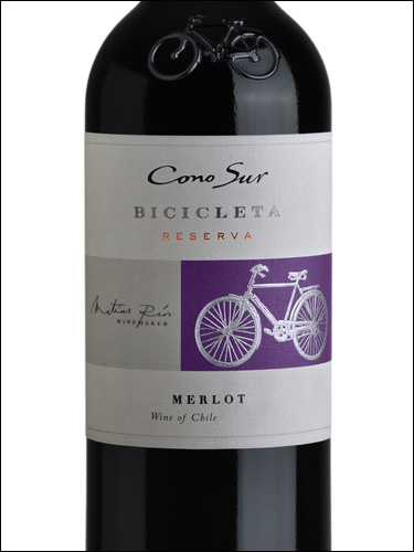 фото Cono Sur Bicicleta Merlot Коно Сур Бисиклета Мерло Чили вино красное