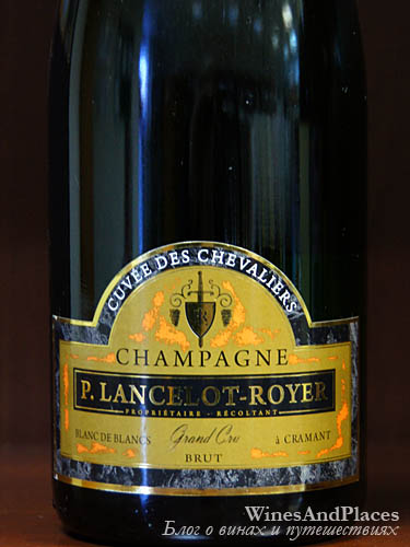 фото Champagne P.Lancelot-Royer Cuvee des Chevaliers Grand Cru Шампань П. Ланселот-Руэ Кюве де Шевалье Гран Крю Франция вино белое