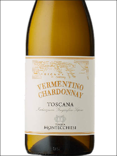 фото Tenuta Montecchiesi Vermentino Chardonnay Toscana IGT Тенута Монтекьези Верментино Шардоне Тоскана Италия вино белое