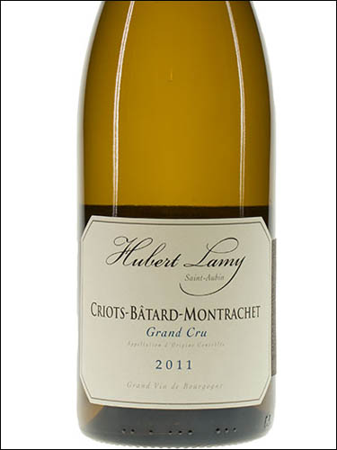 фото Domaine Hubert Lamy Criots-Batard-Montrachet Grand Cru AOC Домен Юбер Лами Крио-Батар-Монраше Гран Крю Франция вино белое