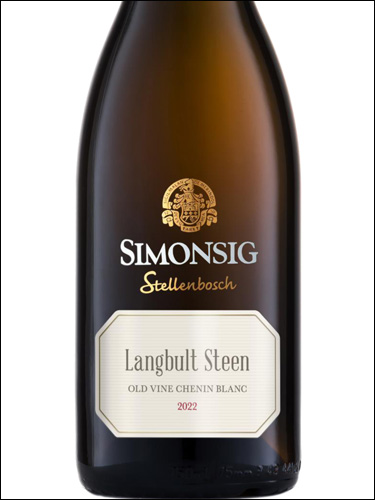 фото Simonsig Langbult Steen Old Vine Chenin Blanc Симонсиг Лангбалт Стен Олд Вайн Шенен Блан ЮАР вино белое