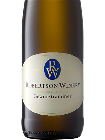 фото Robertson Winery Gewurztraminer Robertson WO Робертсон Вайнери Гевюрцтраминер ЮАР вино белое
