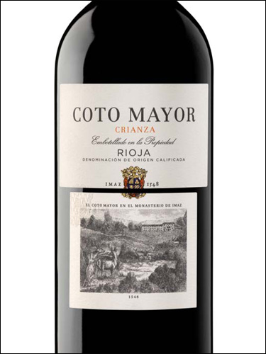 фото вино Coto Mayor Crianza Rioja DOCa 