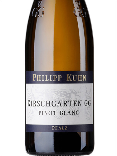 фото Philipp Kuhn Pinot Blanc Kirschgarten GG Филипп Кун Пино Блан Киршгартен ГГ Германия вино белое