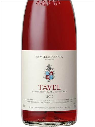 фото Famille Perrin Tavel AOC  Фамий Перрен Тавель Франция вино розовое