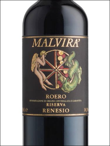 фото Malvira Renesio Roero Riserva DOCG Мальвира Ренезио Роэро Ризерва Италия вино красное