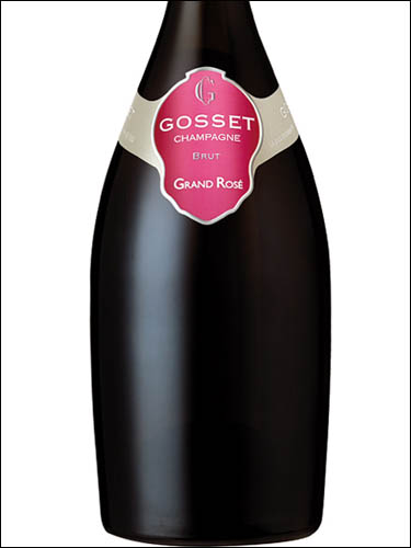 фото Champagne Gosset Grand Rose Brut Шампанское Госсе Гран Розе Брют Франция вино розовое