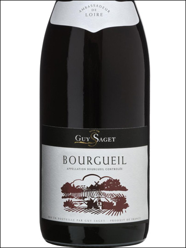 фото Guy Saget Bourgueil AOC Ги Саже Бургей Франция вино красное