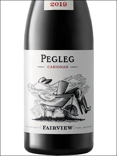 фото Fairview Pegleg Carignan Фэирвью Пеглег Кариньян ЮАР вино красное
