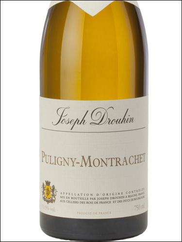 фото Joseph Drouhin Puligny-Montrachet AOC Жозеф Друэн Пюлиньи-Монраше Франция вино белое