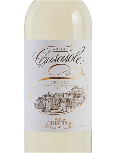 фото Santa Cristina Casasole Orvieto Classico DOC Санта Кристина Казасоле Орвието Классико Италия вино белое