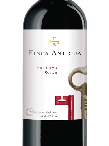 фото вино Finca Antigua Crianza Syrah La Mancha DO 