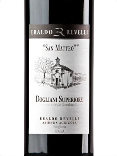 фото Eraldo Revelli San Matteo Dogliani Superiore DOCG Эральдо Ревелли Сан Маттео Дольяни Супериоре Италия вино красное