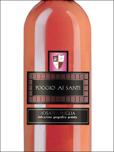 фото Poggio Ai Santi Rosato Puglia IGP Поджио Ай Санти Розато Апулия Италия вино розовое