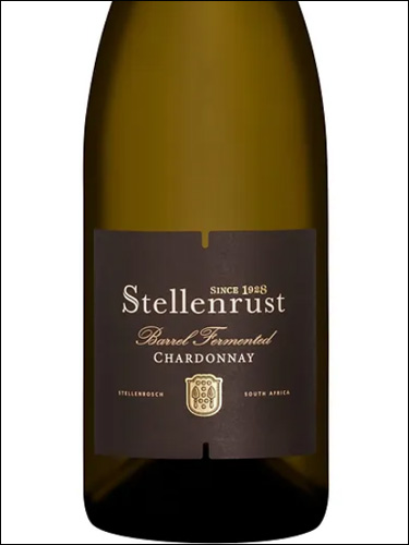 фото Stellenrust Wild Yeast Barrel Fermented Chardonnay Стелленрюст Уайлд Йист Баррель Ферментед Шардоне ЮАР вино белое