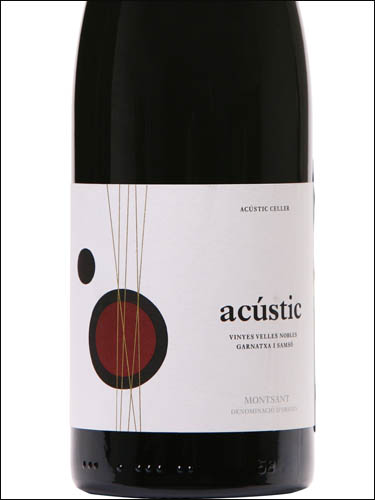 фото вино Celler Acustic Acustic Montsant DO 
