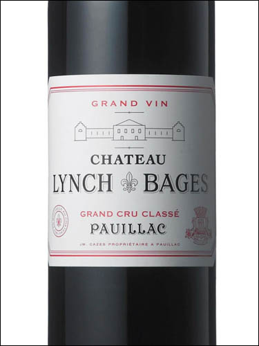 фото Chateau Lynch-Bages 5-eme Grand Cru Classe Pauillac AOC Шато Линч-Баж Пойяк Франция вино красное