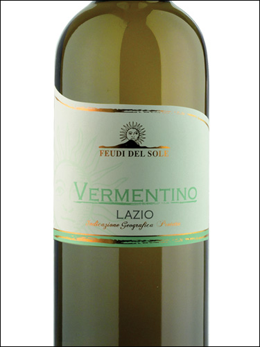 фото Feudi del Sole Vermentino Lazio IGP Феуди дель Соле Верментино Лацио Италия вино белое