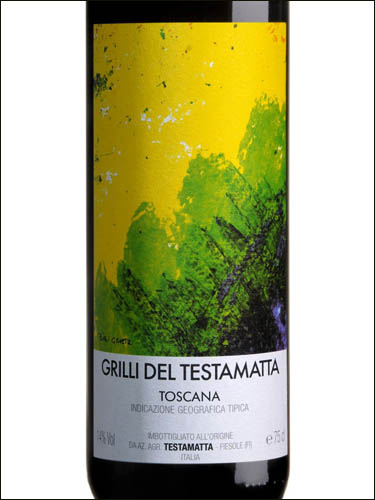 фото Bibi Graetz Grilli del Testamatta Toscana IGT Биби Граец Грилли дель Тестаматта Тоскана  Италия вино красное