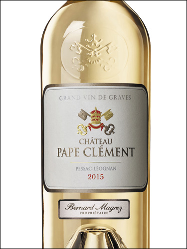 фото Chateau Pape Clement Blanc Pessac-Leognan AOC Шато Пап Клеман Блан Пессак-Леоньян Франция вино белое