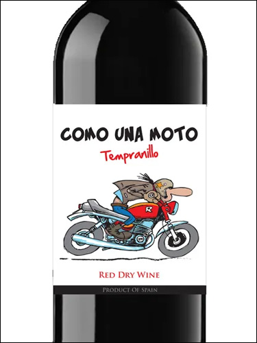фото вино Como Una Moto Tempranillo Dry 
