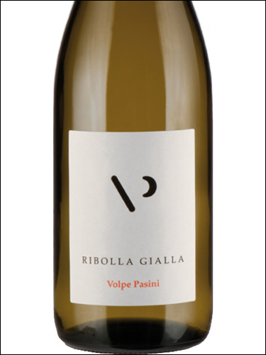 фото Volpe Pasini Ribolla Gialla Вольпе Пазини Риболла Джалла Италия вино белое