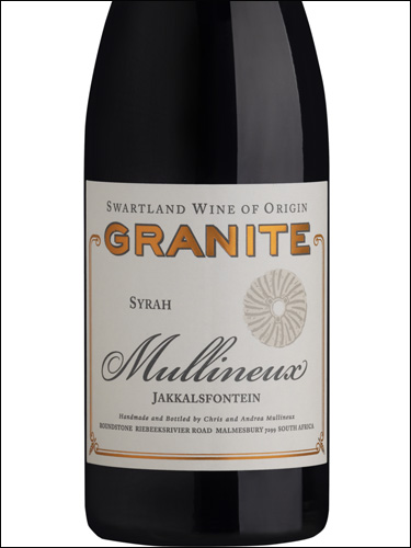 фото Mullineux Granite Syrah Мёлинью Гранит Сира ЮАР вино красное