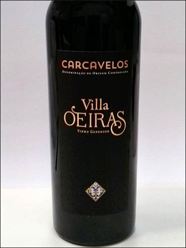 фото Villa Oeiras Vinho Generoso de Carcavelos DOC Вилла Оэйраш Винью Женерозо де Каркавелуш ДОК Португалия вино белое