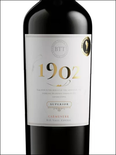 фото 1902 Carmenere Superior 1902 Карменер Супериор Чили вино красное