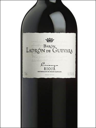 фото вино Baron Ladron de Guevara Crianza Rioja DOC 