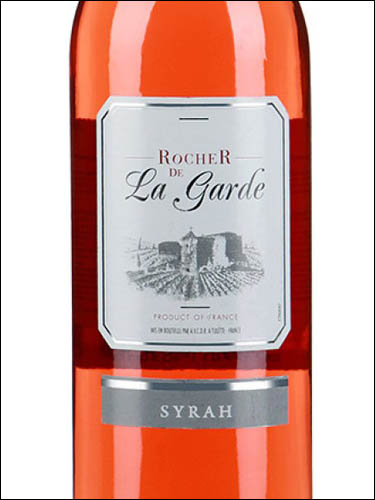 фото Rocher de La Garde Syrah Роше де Ла Гард Сира Франция вино розовое