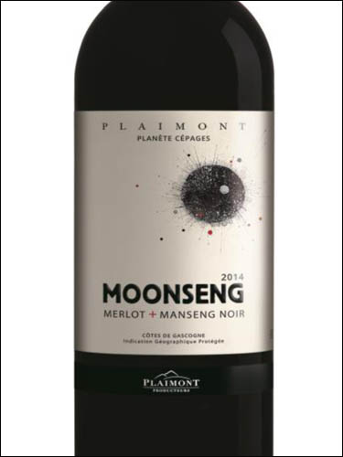 фото Plaimont Moonseng rouge Cotes de Gascogne IGP Плеймон Моонсан руж Кот де Гасконь Франция вино красное