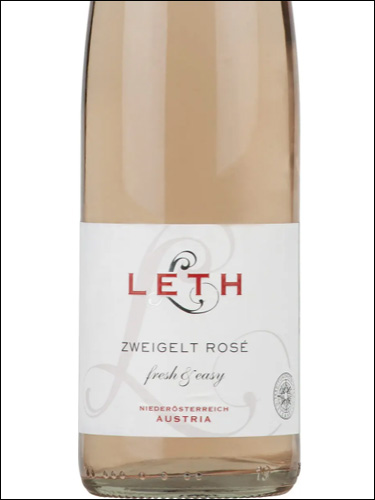 фото Leth Zweigelt Rose Niederosterreich Лет Цвайгельт Розе Нижняя Австрия Австрия вино розовое
