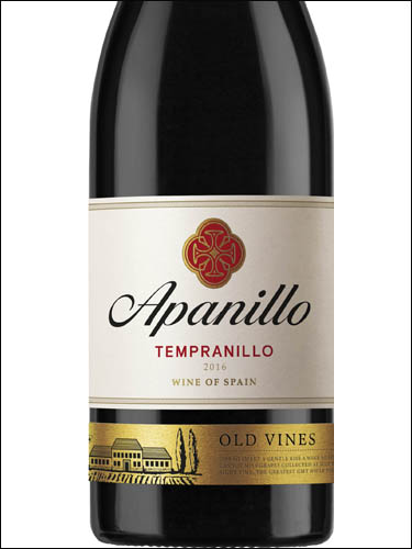 фото вино Apanillo Tempranillo Old Vines Vino de la Tierra de Castilla 