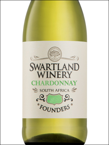 фото Swartland Winery Founders Chardonnay Свартланд Вайнери Фаундерс Шардоне ЮАР вино белое