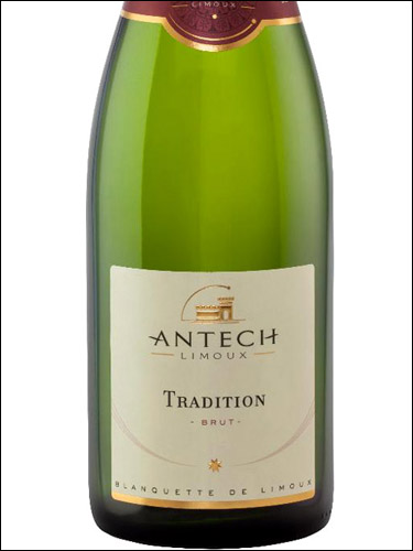 фото Antech Blanquette de Limoux Tradition Brut AOC Антеш Бланкет де Лиму Традисьон Брют Франция вино белое