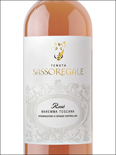 фото Tenuta Sassoregale Rose Maremma Toscana DOC Тенута Сассорегале Розе Маремма Тоскана Италия вино розовое