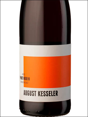 фото August Kesseler Pinot Noir Pinot N trocken Rheingau Аугуст Кесселер Пино Нуар Пино Н трокен Рейгау Германия вино красное