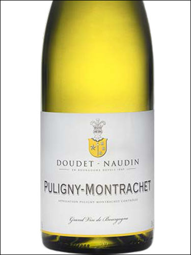 фото Doudet Naudin Puligny-Montrachet AOC Дуде Ноден Пюлиньи-Монраше Франция вино белое