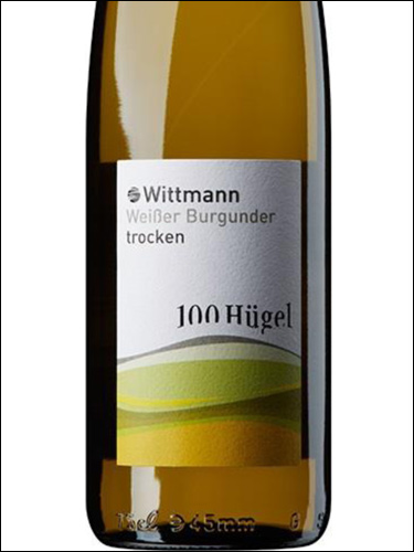 фото Wittmann 100 Hugel Weisser Burgunder trocken Виттманн 100 Хюгель Вайсер Бургундер трокен Германия вино белое