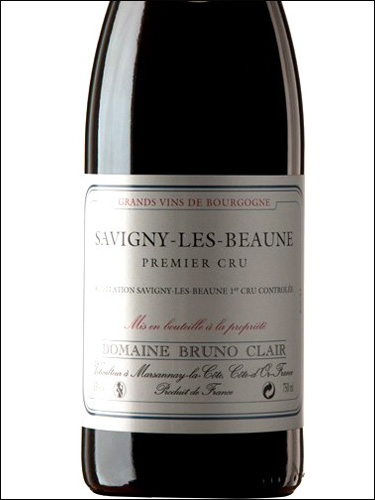 фото Domaine Bruno Clair Savigny-Les-Beaune Premier Cru AOC Домен Бруно Клер Савиньи-Ле-Бон Премье Крю Франция вино красное