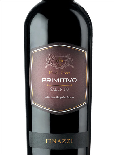 фото Tinazzi Feudo Croce Primitivo Salento IGP Тинацци Феудо Кроче Примитиво Саленто Италия вино красное