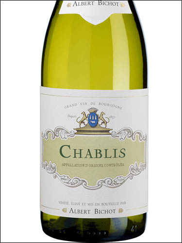 фото Albert Bichot Chablis AOC Шабли Альбер Бишо Франция вино белое