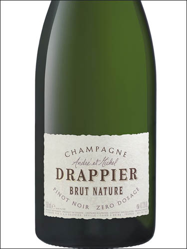 фото Champagne Drappier Brut Nature Zero Dosage Шампань Драппье Брют Натюр Зеро Дозаж Франция вино белое