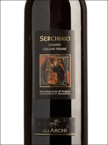 фото Gli Archi Serchiaio Chianti Colline Pisane DOCG Льи Арки Серкьяно Кьянти Коллине Пизане Италия вино красное