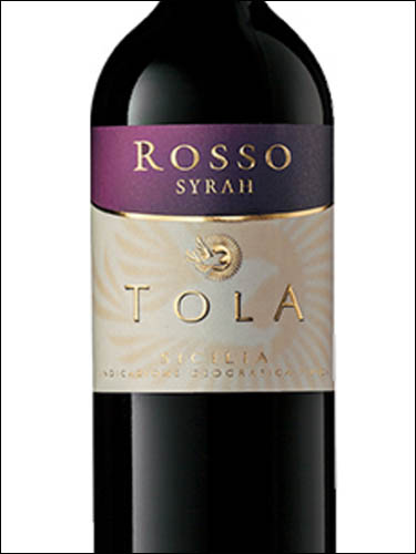 фото Tola Syrah Classic Terre Siciliane IGT Тола Сира Классик Terre Сицилиане ИГТ Италия вино красное