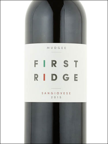 фото First Ridge Sangiovese Mudgee Фёст Ридж Санджовезе Маджи Австралия вино красное