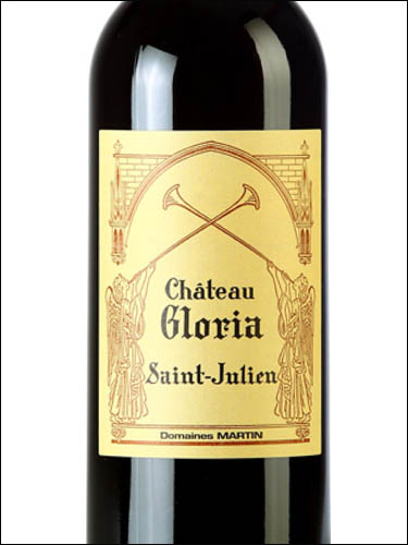 фото Chateau Gloria Saint-Julien AOC Шато Глория Сен-Жюльен Франция вино красное