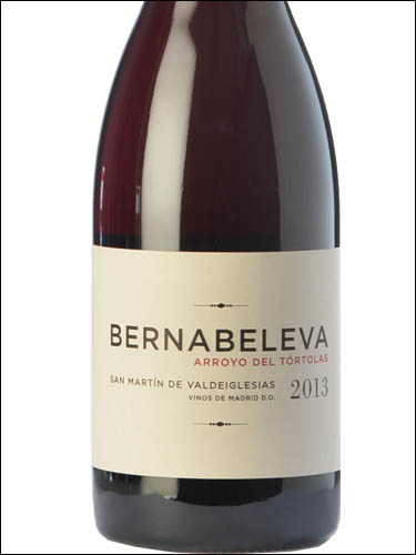 фото вино Bernabeleva Arroyo del Tortolas Vinos de Madrid DO 