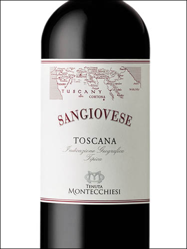 фото Tenuta Montecchiesi Sangiovese Toscana IGT Тенута Монтекьези Санджовезе Тоскана Италия вино красное